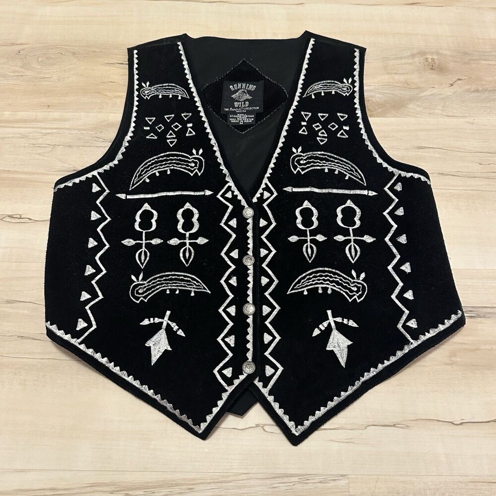 Leather Western Vest - Picture 1 of 7